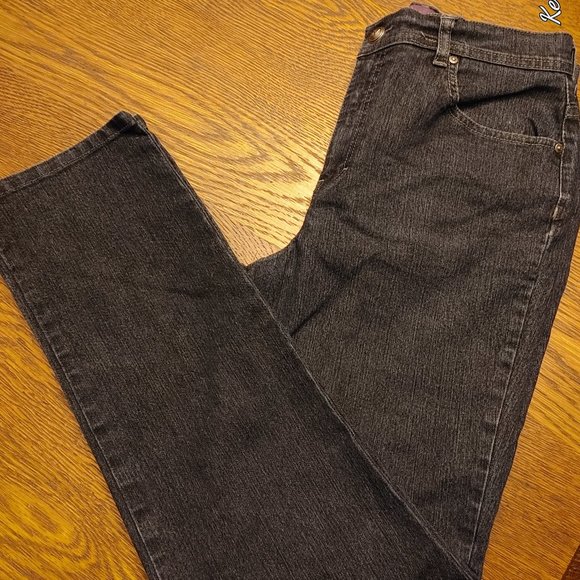 Ladies Gloria Vanderbilt Dark Wash Size 10 High Waisted Jeans - Picture 3 of 3